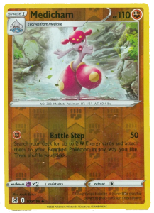 Pokémon karta Medicham 100/196 Reverse Holo - Lost Origin