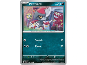 Pokémon karta Pawniard 132/198