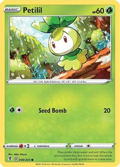 Pokémon karta Petilil 009/203