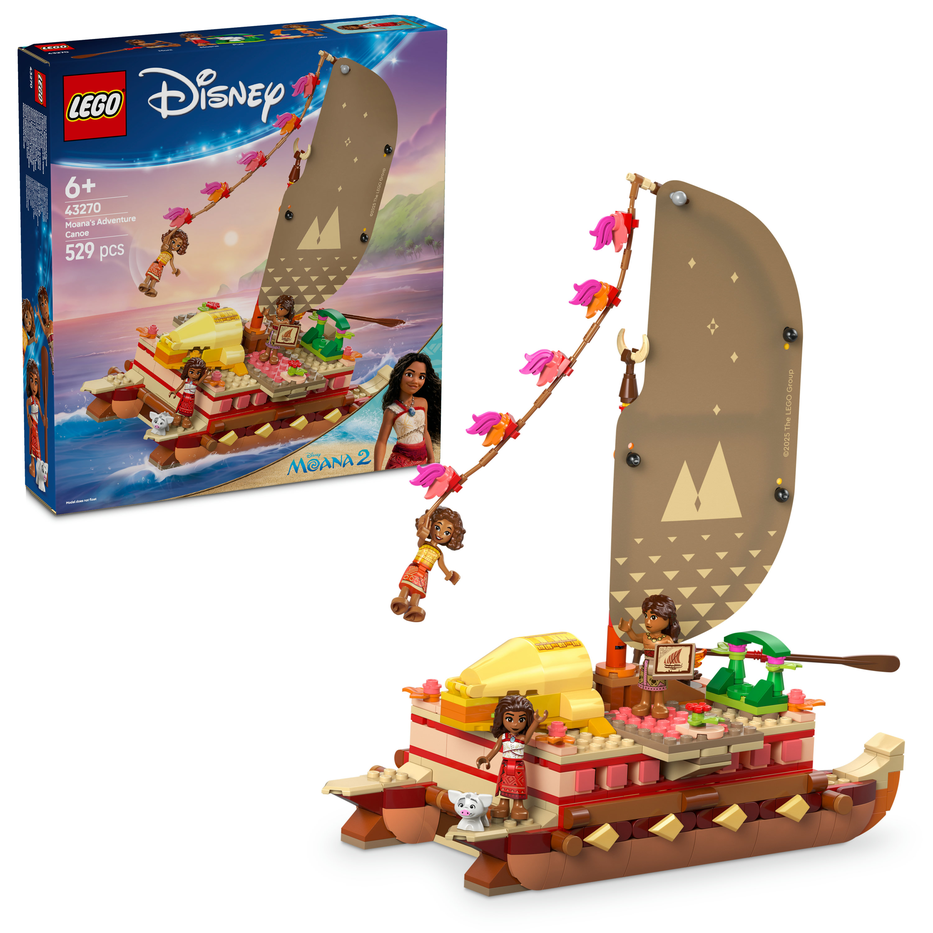 LEGO® │ Disney Princess 43270 Vaiana a dobrodružstvo na kanoe