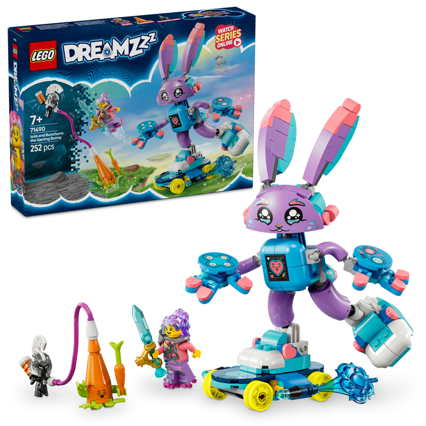 LEGO® DREAMZzz™ 71490 Izzie und Bunchurro, das Spielhäschen