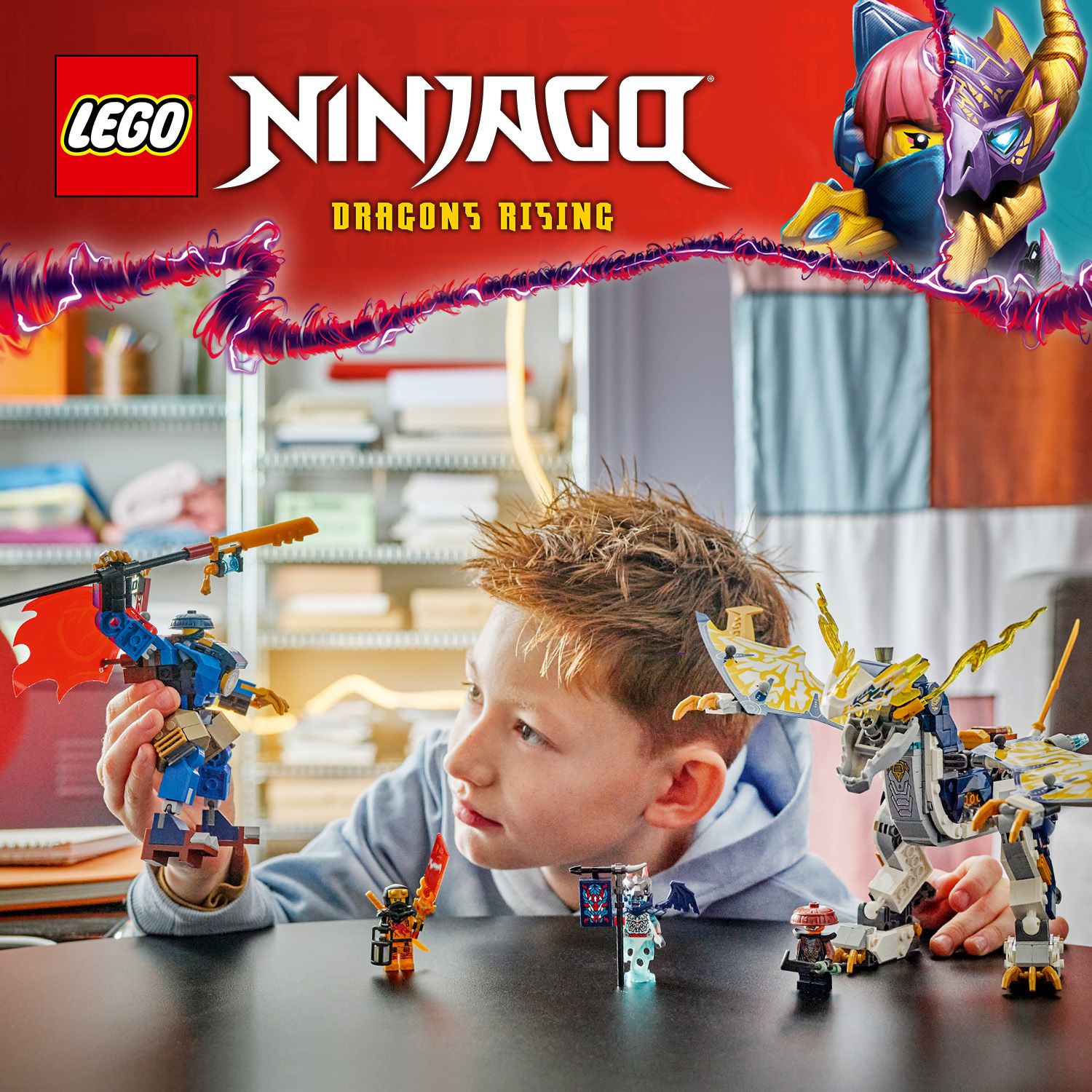 Stavebnice draka a robota LEGO&reg; NINJAGO&reg;