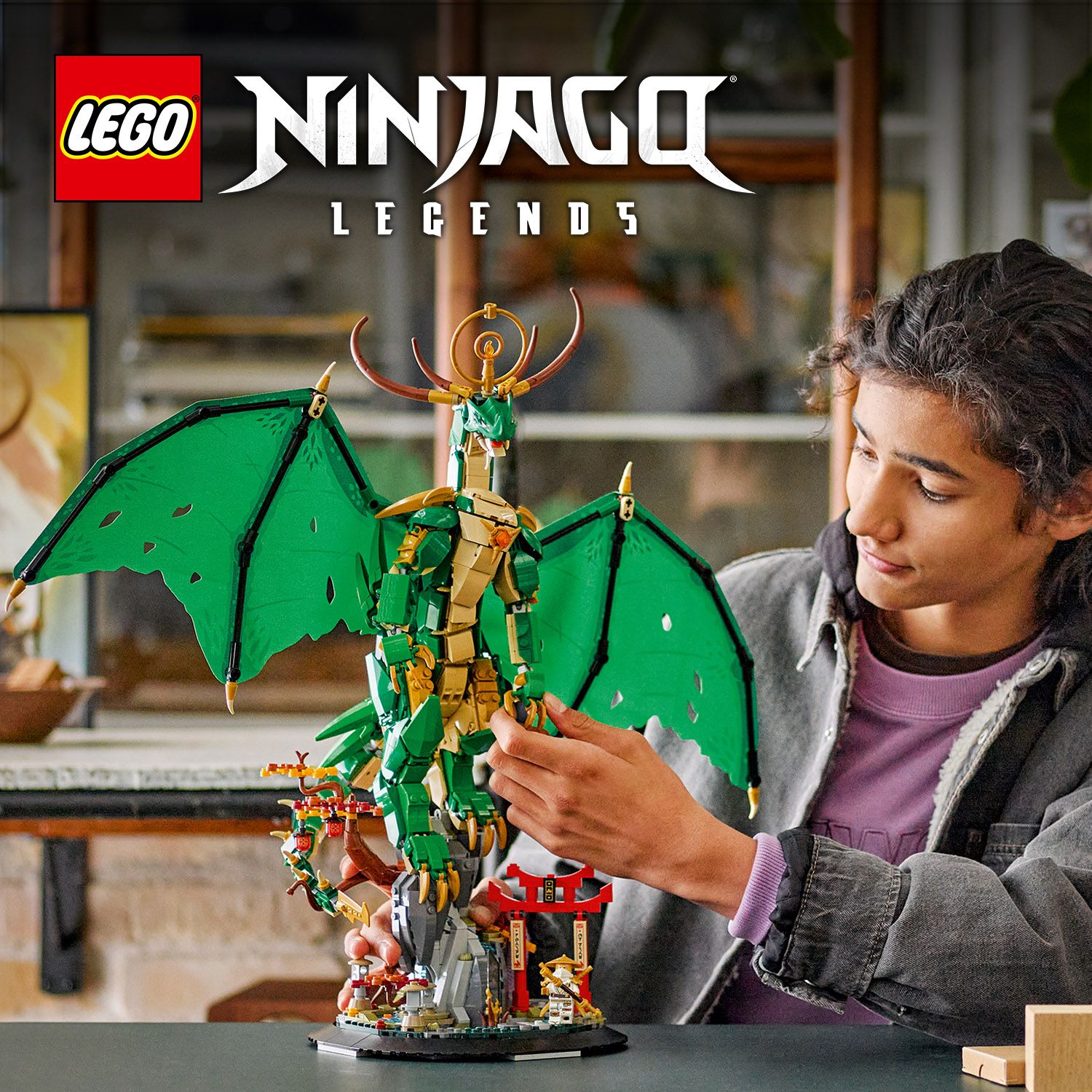 Majest&aacute;tn&iacute; model LEGO&reg; NINJAGO&reg; s drakem