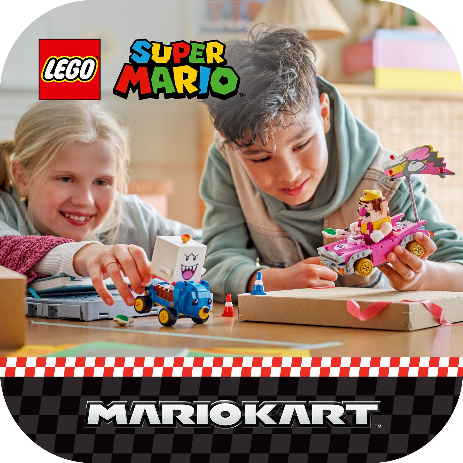 Napínavé závody Mario Kart™ z kostek