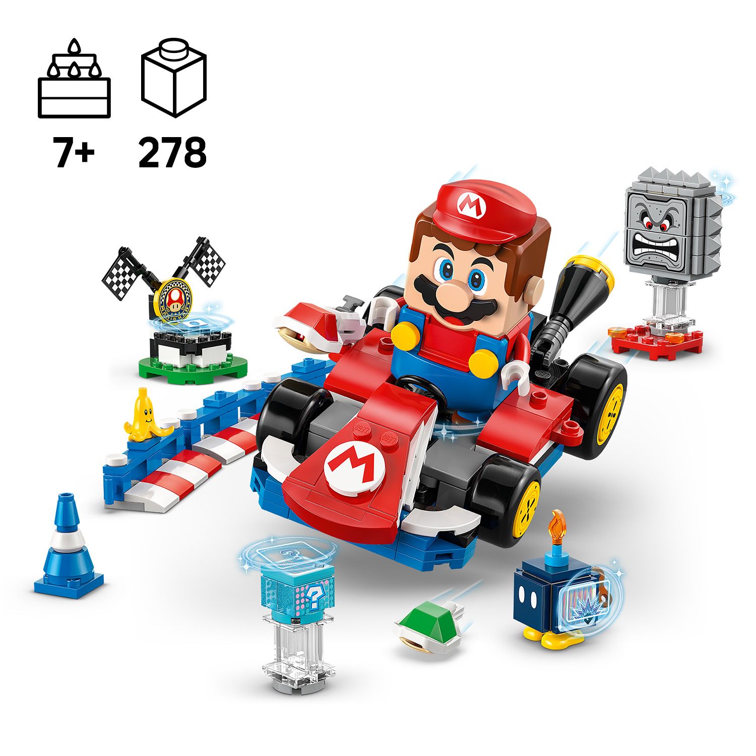 Z&aacute;bava z kostek pro fanou&scaron;ky Mario Kart&trade;